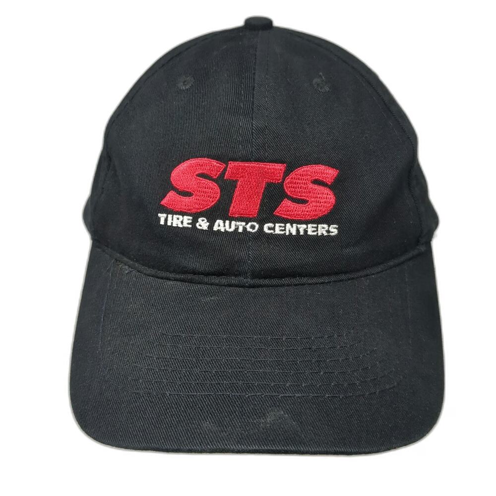 Apollo USA Baseball Cap Black One Size STS Tire & Auto Centers Strapback Hat